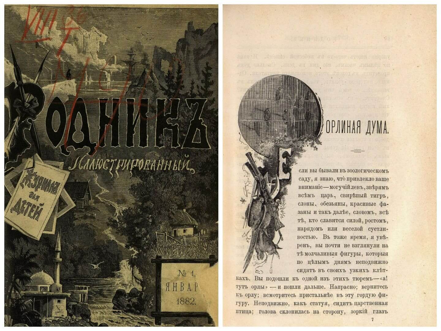 Журнал Родник. Подшивка за 1882 год