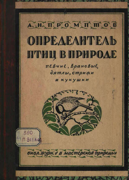 Определитель птиц в природе
