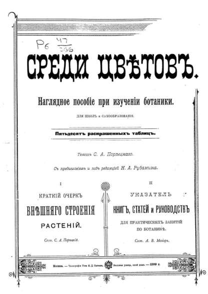 Порецкий Сергей Александрович - Среди цветов - 1899