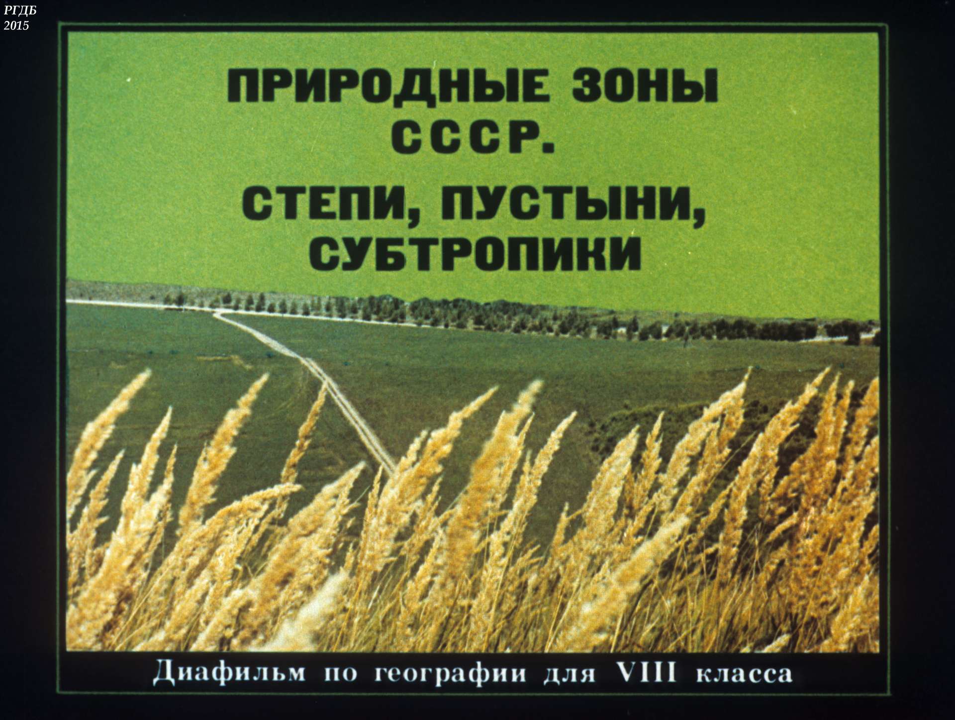 Природные зоны СССР. Степи, пустыни, сбтропики
