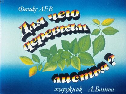 Для чего деревьям листья?